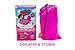 BubbleBum Portable Inflatable Cotton Candy Car Booster Seat - Chevron Pink