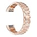Produktbild Alftek Metall Armband Verstellbare Bands Bling Strassband kompatibel FitbitCharge 3