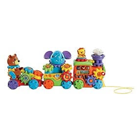 VTech- Zooz Super Train Engrenages, 80-198905