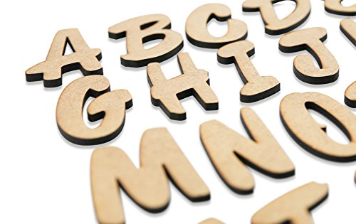 Holzbuchstaben Gesamtes Alphabet zum Lernen Spielen & Dekorieren 27 tlg. - 3