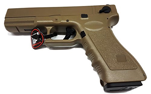 Preisvergleich Produktbild Softairpistole G18C Komplettset elektrisch 6mm BB Tan