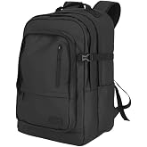 Travelite Rucksack aus wasserabweisendem Material, gepolstertes Laptop Fach 15,6 Zoll, BASICS Tagesrucksack mit Aufsteckfunkt