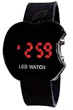 Sheomy LED Digital Black Dial Apple Shape Kids Watch - Black RS.149 (93.00% Off) - Amazon