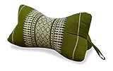 livasia Ergonomisch geformtes Nackenstützkissen (Knochenkissen) der Marke, Knochenkissen aus Kapok, asiatische Nackenrolle als Nackenhörnchen oder Nackenkissen livasia Ergonomisch geformtes Nackenstützkissen (Knochenkissen) der Marke, Knochenkissen aus Kapok, asiatische Nackenrolle als Nackenhörnchen oder Nackenkissen