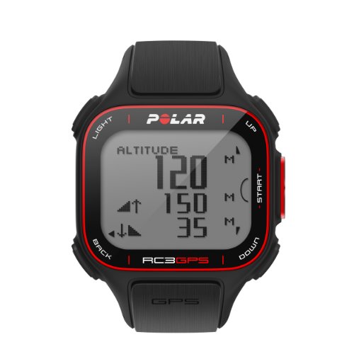 Polar RC3 GPS (sin HRM) Pulsómetro de Entrenamiento, Unisex, Negro, Talla Única