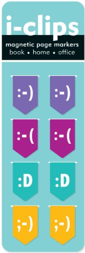 Preisvergleich Produktbild Emoticons I-Clips Magnetic Bookmarks