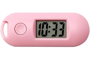 LEXIANG Silent Luminous Mini Portable Digital Electronic Clock Student Exam Study Library Pocket Watch Green Backlight LCD Display