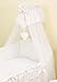 Stunning Baby Cot/Cot Bed Canopy Drape/ Mosquito Net Big 320cm and Holder (WHITE)