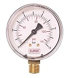 festo manometer 0-10 bar  Elmag - Druckmanometer 0 - 10 bar Ø 63 mm, Ø 1/4 Zoll Außengewinde unten
