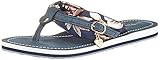  Tamaris Damen 27109 Zehentrenner, Blau (Navy Flower 849), 40 EU