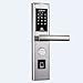 Produktbild Bluetooth Fingerabdruck Biometrische Türschloss mit Keyless Tastenfeld Locks Smart Home Eintrag mit App Remote Entsperren,Reversibel Griff-A