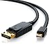 Produktbild CSL - Mini Displayport auf Displayport 5m | inkl. Tonübertragung | Kompatibel mit Thunderbolt 1- und Thunderbolt 2-Ports | UHD 3840x2160 bei 30 Hz | Apple / Lenovo / Surface | schwarz