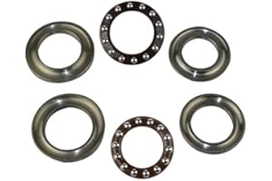 Wai Danie Motorcycle Steering Bearings Kit Compatible with Yamaha PW80 PY80 PW PY 80 PEEWEE ATV Dirt Bike Parts Accessories