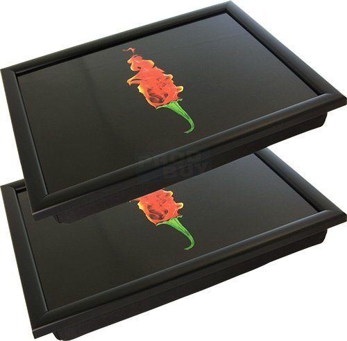 2 x Flaming Chilli Knietablett – Paar