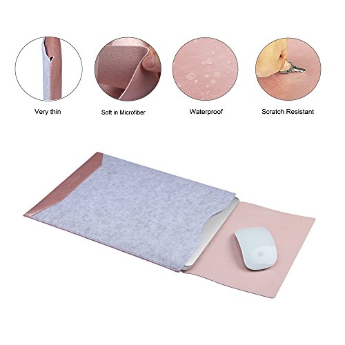 GENORTH Filz Sleeve H  lle Ultrabook Laptop Tasche f  r MacBook Air   Macbook Pro 13 3 Zoll  MacBook Pro Retina 13 Zoll H  lle mit Gesch  tztes Innere