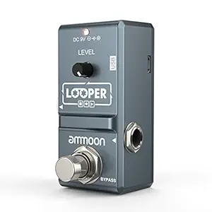 AP-09 Nano Loop Electric Guitar Effect Pedal Looper True Bypass Unlimited Overdubs 10 Minutes Recording with USB Cable