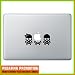 Produktbild "Totenköpfe Apfel " Aufkleber Sticker für Macbook Air 11 13, Macbook skin 13, 15, 17 Zoll inch Apple Notebook Aufkleber ohne Hintergrund Tattoo Vinyl PEGATINA Apple Mac Hintergrund