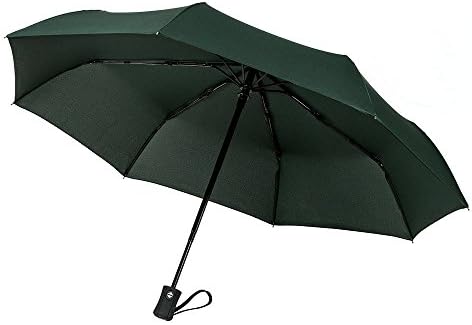 Huatuo®Bodyguard Windproof Umbrella - Auto Open/close - Strong Waterproof , Compact for Easy Carrying Totes Bags - Sturdy, High Quality(Dark green)
