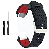 Utilizando material de silicona suave, protege tu reloj inteligente Garmin Forerunner 220/230/235 de la suciedad y los arañazos y es seguro. El diseño permeable al aire permite más flujo de aire, mantiene tu muñeca transpirable y fresca.