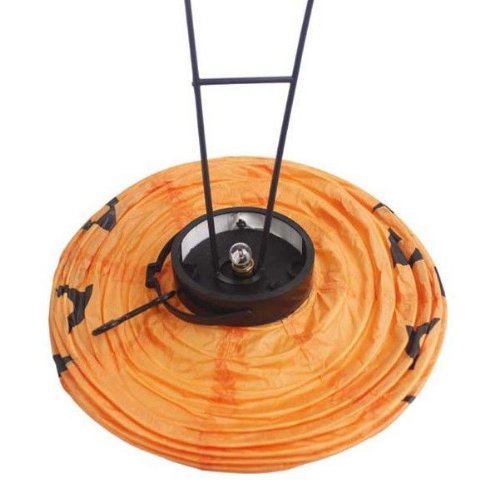 SODIAL(R) 4x Halloween Pumpkin Spider Bat Skeleton Lamp Paper Lanterns Decoration Party