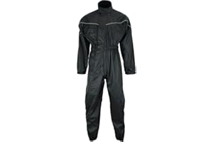 warrior gears One Piece Motorcycle Rain Suits for Men, Motorcycle Waterproof Oversuit, Windproof Motorbike Rain Suit for Men & Women, Adults All in One Waterproof Suit