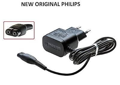 SERVICE_PARTS Adaptateur secteur pour chargeur Euro Plug pour Philips Shaver OneBlade QP2510 QP2511 QP2520 QP2521 QP2522 QP2523 QP2523 MGP1920 MG3710 MG3710 MG3730 MG3731 MG3720 MG3720
