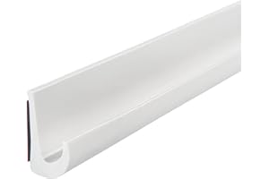 KMDZDZGS Rynna deszczowa do kampera, samoprzylepna rynna deszczowa w kształcie litery J, rynna deszczowa do kampera, rynny przeciwdeszczowej TPE, listwa przeciwdeszczowa do ciężarówki, kampera, łodzi