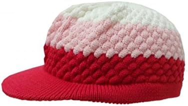 Skateboard Visor Beanie Red/pink/White Styler Visor Cotton Hat