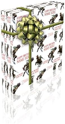 Legend of Zelda Personalised Birthday Gift Wrap With 2 Tags - 100% RECYCLABLE