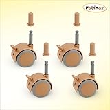 Parkettrollen mit Bremse für FabiMax Kindermöbel