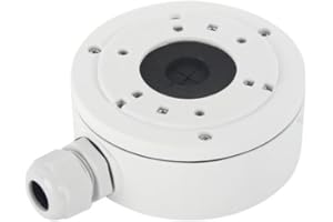 Hikvision DS-1280ZJ-XS Głęboka Podstawa do Kamery Sieciowej, Biały, 12 x 10 x 4 cm