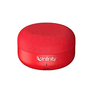 Infinity by Harman Fuze Pint Deep Bass Dual EQ Bluetooth 5.0 Wireless Portable Speaker (Passion Red)