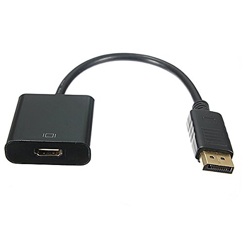 SODIAL (R) HD DP Displayport Stecker A HDMI Buchse Kabel Konverter Adapter fuer Laptop HP Del