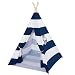 Produktbild DalosDream Indische Baumwolle Tipi Spielzelt für Kinder Navy Farbe