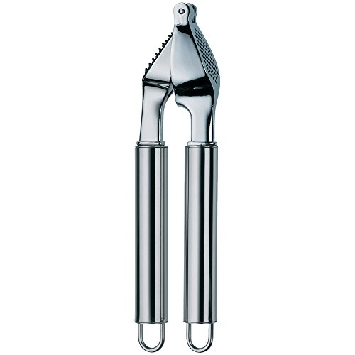 Kela "Rondo" Knoblauchpresse, Edelstahl, silber, 20 cm