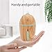 Produktbild Humidifier USB luftbefeuchter, Luftreiniger mit 7 Farbe LED-Licht 200ML Ultraschall-Sarsch-Diffusor, Adjustable Mist Mode und Waterless automatisch Abschaltung für Home, Car, Office,Woodgrain