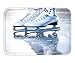 Produktbild MSGDF Doormat Dramatic Blue Portrait Shot of Ice skates15.7X23.6 Inches/40X60cm