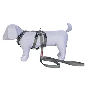 Pets Like Double H Harness with Leash Set Olive Green (Small)