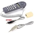 OFCN Telephone Phone Line Network Cable Tester Butt Test Tester Lineman Tool Cable Set with Connectors