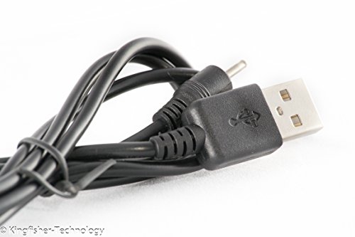 Kingfisher Technology USB-Ladekabel 90 cm, 5 V, 2 A, PC-Ladekabel-Adapter 22 AWG, schwarz, für Nokia 2720 Klapphandy - 3