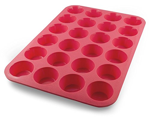 Muffinform 24er Silikon Muffin Backform Antihaftbeschichtet muffinförmchen für 24 Mini Muffins , Cupcakes ,Brownies , Kuchen , Pudding – 24 Mini MUFFIN FORM macht das Backen von Muffins nun einfacher und angenehmer! genießen Sie die Muffins mit Ihrer Familie! aus unsere Muffin Foermschen - 5