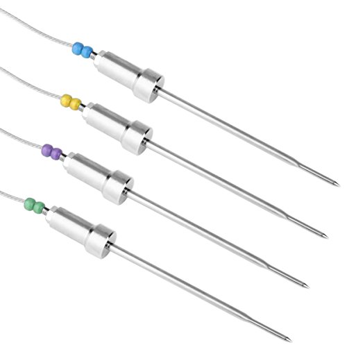 Grill Heft 4 fühler für Barbecue Thermometer Intelligente Fleisch sonde von WEINAS (4 fühler) - 6