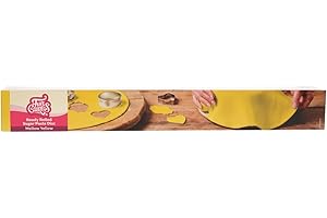 FunCakes Pâte à Sucre Étalée Mellow Yellow sans gluten 36 cm de rond et 3 mm d'épaisseur 430 g
