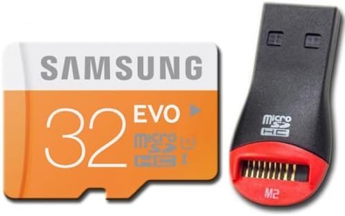 Samsung 32GB Class 10 MicroSDHC Memory Card With SD Adapter For HTC One M9, M8s, Samsung Galaxy S5, S5 Mini, Galaxy S4, S4 Mini, Galaxy S3, Galaxy S3 Mini, BlackBerry Passport, Classic, Q10, Q5, Z10, Z30, 9720, BlackBerry Curve 9320, Xperia Z, Xperia Z1, Z1 Ultra, Z2, Z3, Z3 Compact, Xperia M, M2, M2 Aqua, Xperia SP, Xperia T, T3, E1, HTC One M8, Motorola Moto E, Moto G(2nd GEN)