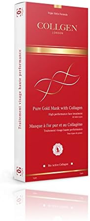 Pure Gold Mask 3pcs - with Collagen High Performance Face Treatment