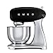 Produktbild Smeg SMF01BLUK 50's Style 800 Watts 4.8 Litres 10 Settings Stand Mixer in Black by Smeg
