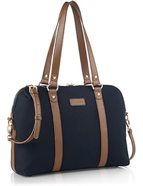 CHICECO Satchel Handtasche Damen Umhängetasche Messenger Bag für 13 Zoll Laptop Dateien Bücher