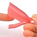 SUMERSHA 26pcs Reusable Soft Plastic Nail Polish Stencil Nail WITH 10pcs Reusable Nail Art Soak Off Cap Clip