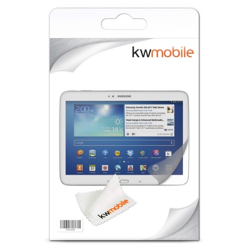 kwmobile Folie matt für Samsung Galaxy Tab 3 10.1 Displayschutzfolie – Schutzfolie Displayschutz Anti-Fingerabdruck Displayfolie entspiegelt - 3