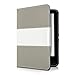 Produktbild kwmobile Hülle für Tolino Vision 1 / 2 / 3 / 4 HD - Flipcover Case eReader Schutzhülle - Bookstyle Klapphülle Beige Weiß